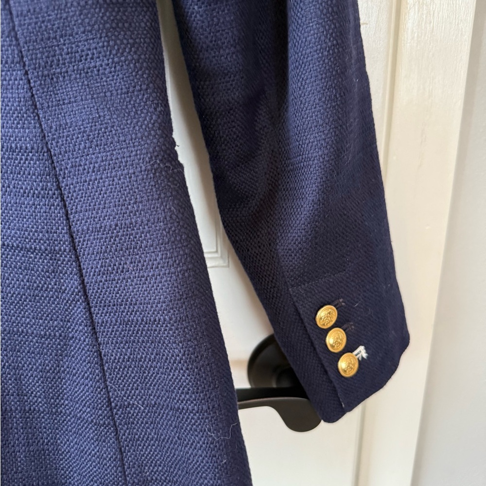 Banana Republic Dark Blue Blazer with Gold Buttons - Picture 5 of 6